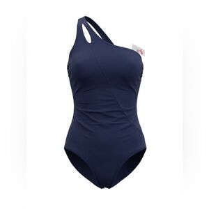 Lands' End Women's Classic Black One-Piece Swimsuit NWT